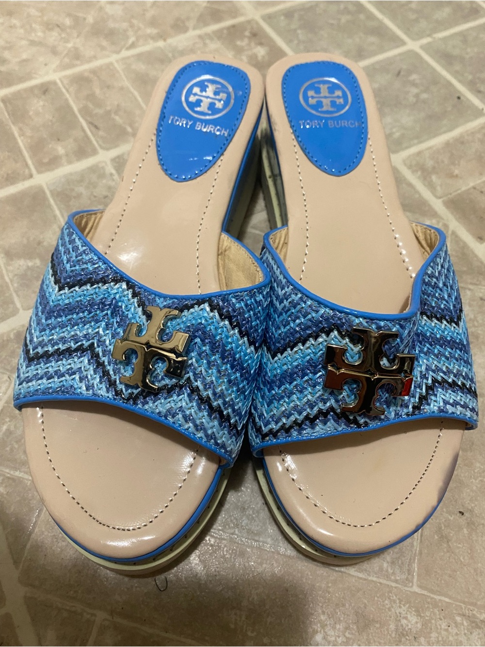 Tory Burch Everly wedge Slide Sandals